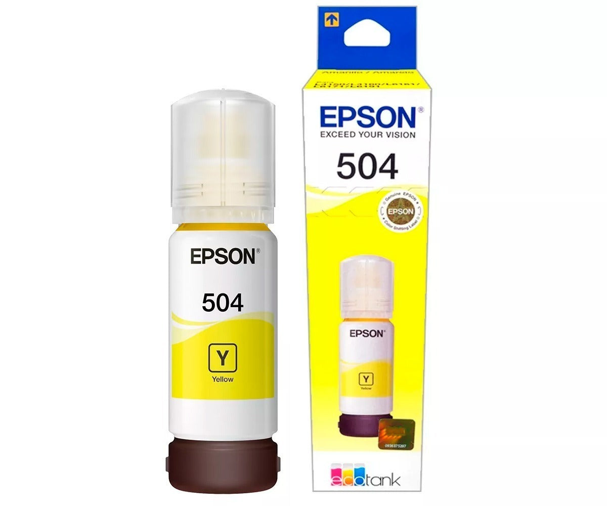Botella de Tinta Amarillo T504420 Epson