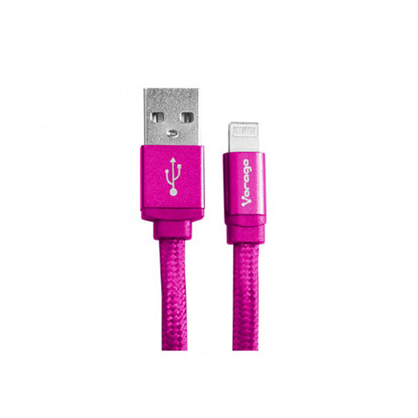Cable Lightning USB/iPhone CAB119 Rosa Vorago