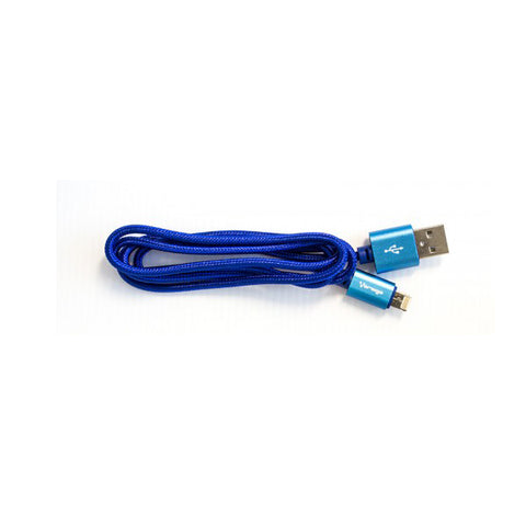 Cable Hybrid Micro USB - Lightning Azul Vorago