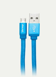 Cable USB 2.0 a Micro A CAB113 Azul Vorago