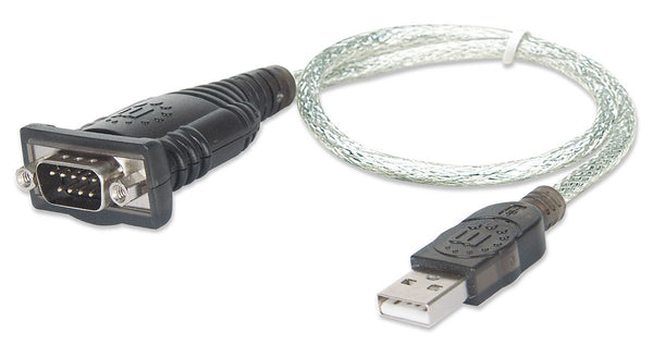 Convertidor USB a Serial DB9M 205146 Manhattan