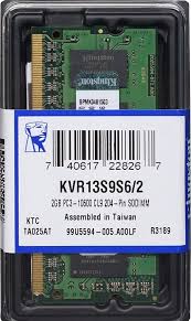 Memoria Ram DDR3 PC3L-12800 Sodimm 2GB Kingston
